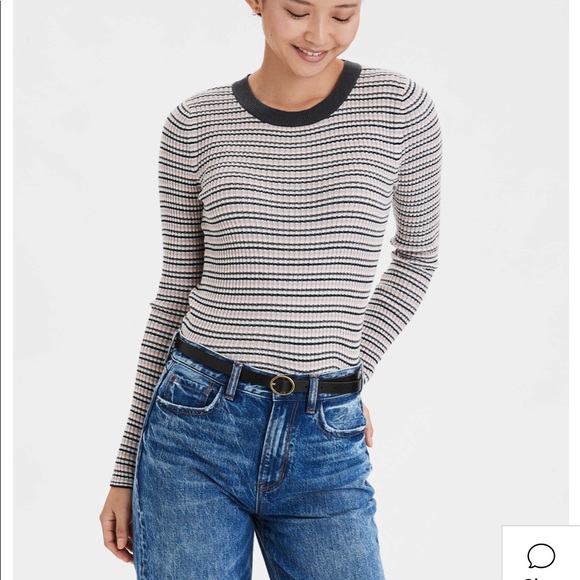 American Eagle Outfitters Sweaters - AE crew neck bodycon sweater